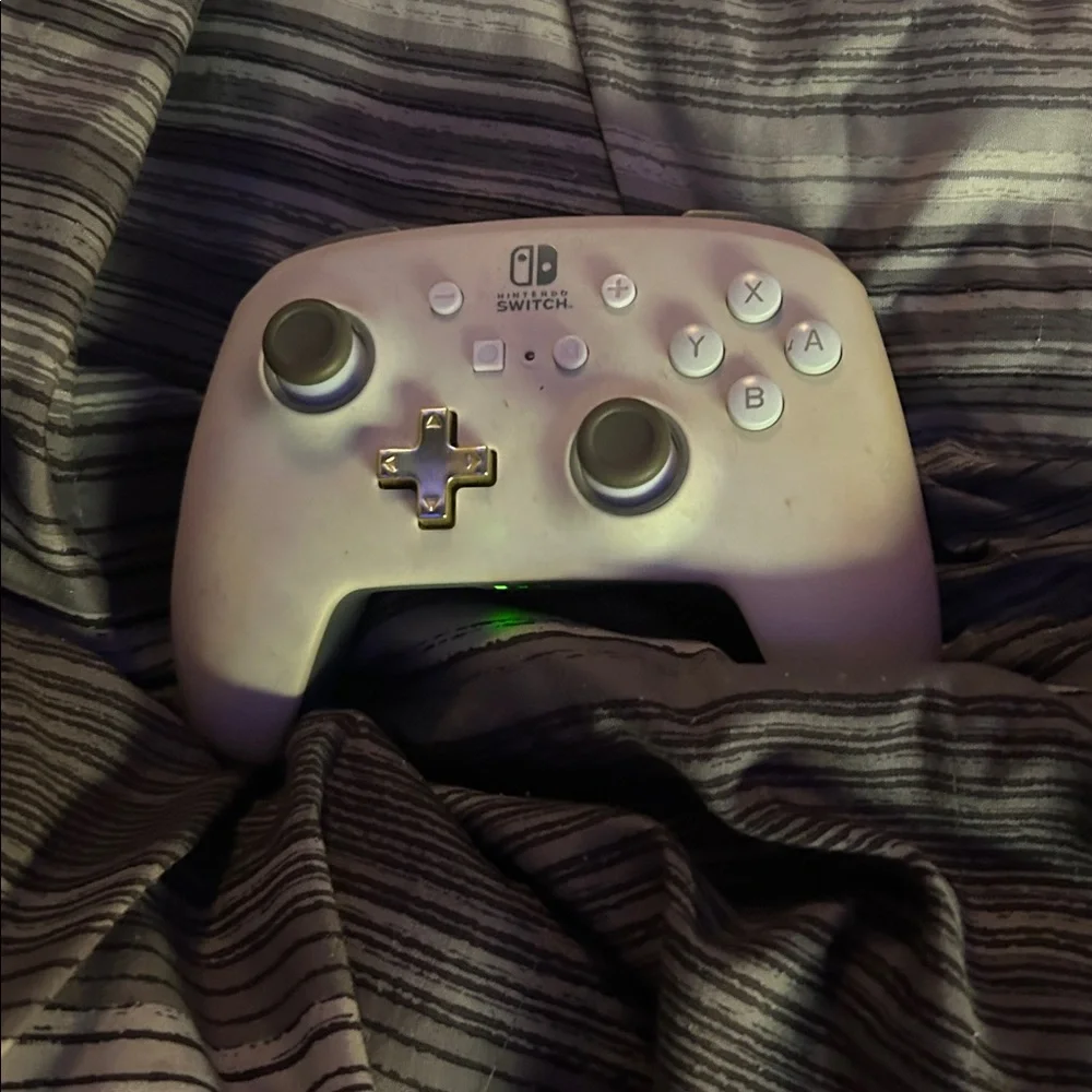 Nintendo Switch with Blue and Red Joy-Con Controllers
